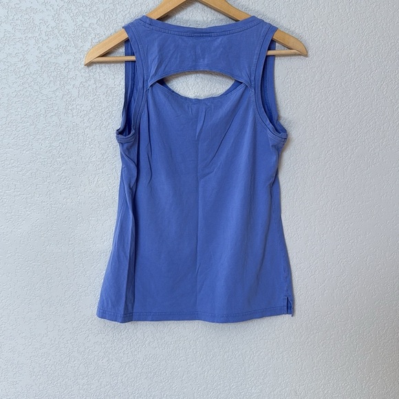 Patagonia Tank Top Open Cotton Back Blue Purple size Small - Picture 7 of 8